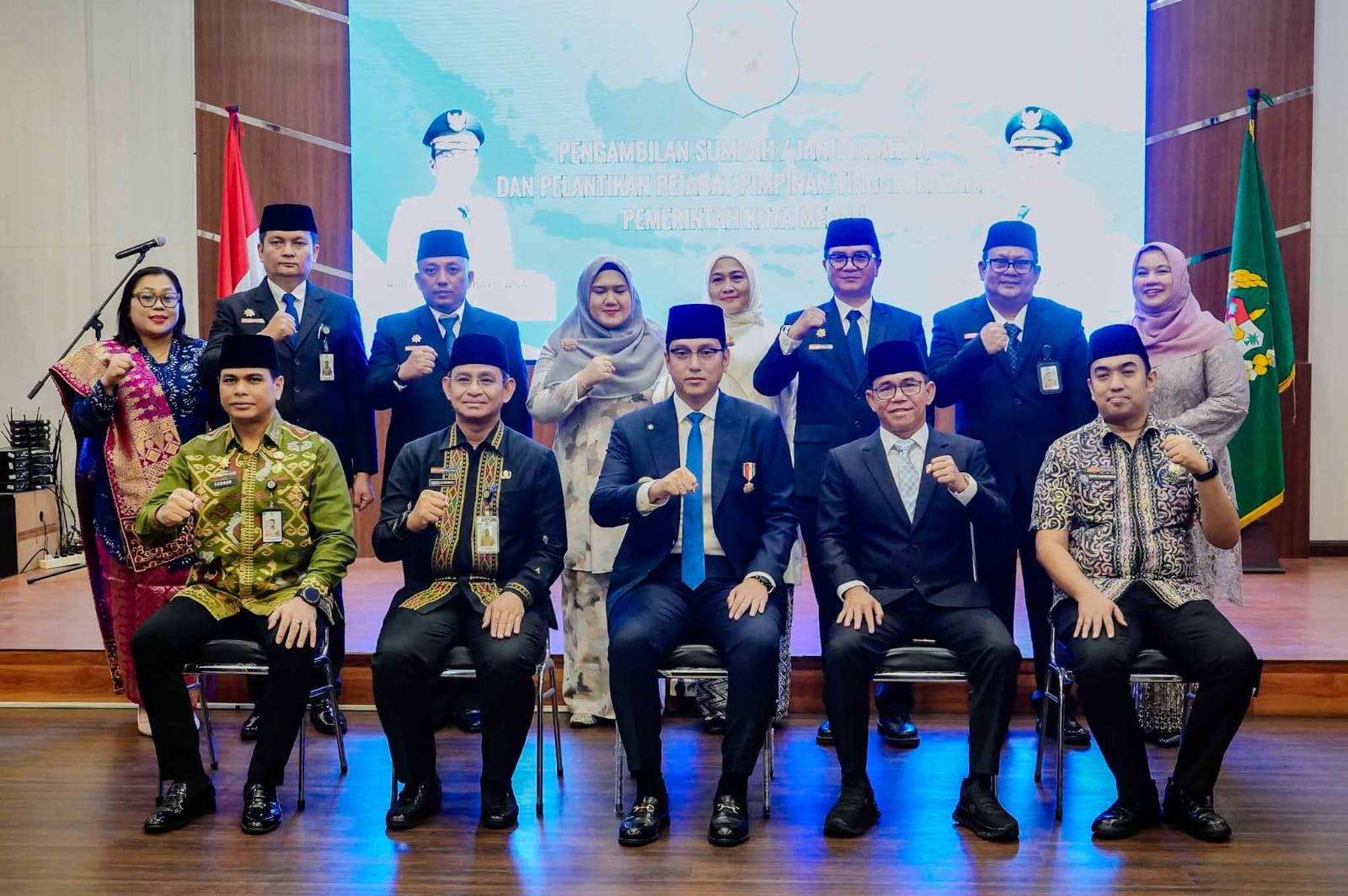 Lantik Empat Pejabat Tinggi Pratama, Wali Kota Medan Tekankan Jabatan Harus Diemban dengan Ikhlas